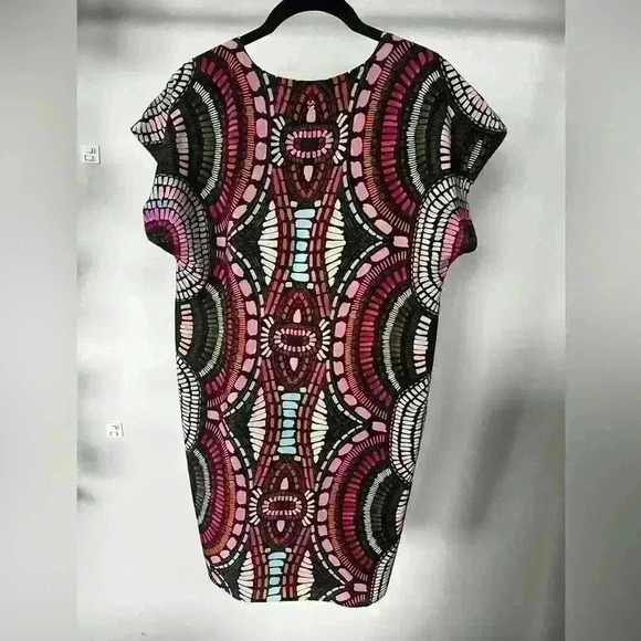 Marie Oliver Silk Print Shift Dress - Picture 4 of 7